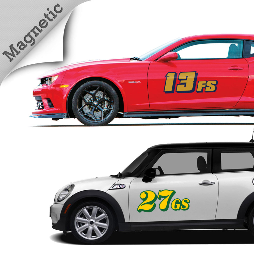 Lightning McQueen Magnetic Digits – Autocross Digits